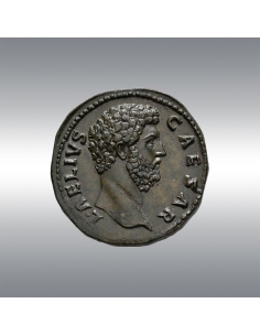 Aelius, Sestertius 137 CE @ High relief portrait 2