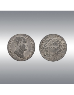French Occupation @ 5 Francs year 12/1803-1804