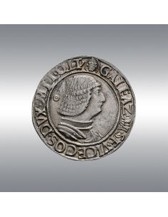 Galeazzo Maria Sforza @ Testone almost uncirculated 2