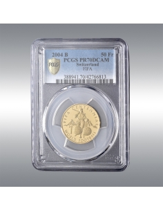 50 Francs 2004 PR70DCAM @ 100th anniversary of Fifa