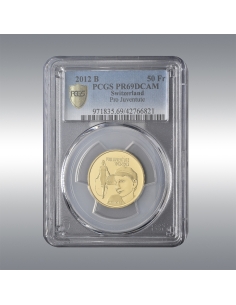 50 Francs 2012 PR69DCAM @ 100th anniversary of the pro...