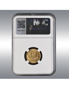 Edward VII, 1/2 Sovereign @ 1910S - NGC MS62 2