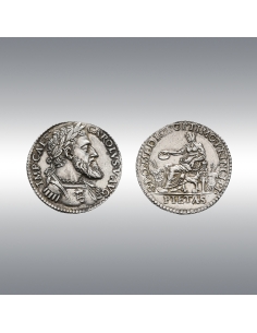 Charles V, Medal or Testone @ Nice pedigree