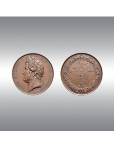 Louis Philippe I, Medal 1848 @ Issued for the visit of...