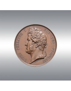 Louis Philippe I, Medal 1848 @ Issued for the visit of... 2