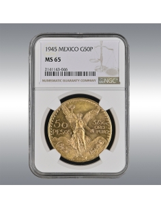 50 Pesos 1945 @ NGC MS65