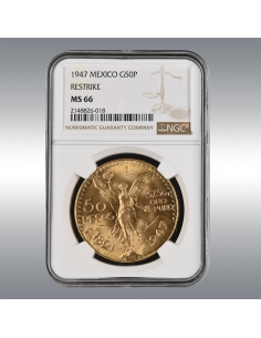 50 Pesos 1947 @ NGC MS66