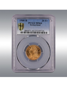 20 Francs Vreneli 1900 @ PCGS MS65