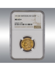 20 Francs Vreneli 1913 @ NGC MS65+
