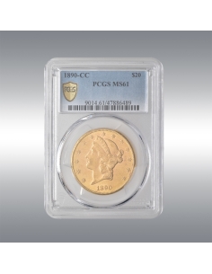 20 Dollars 1890-CC @ PCGS MS61