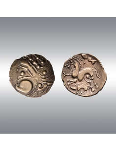 Aulerci Eburovices, 1/2 Stater @ "au sanglier" ca. 80-50 BC