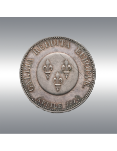 Provisional Government @ 5 Francs 1814 2