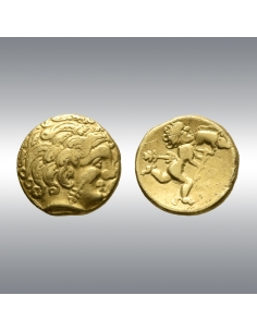 Normandy, 1/4 Stater @ "à la flèche". Unique