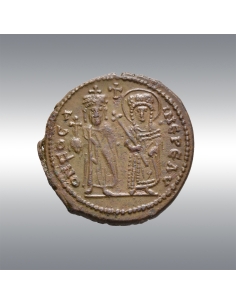 Phocas with Leontia, Follis @ Etienne Regnard Collection 2