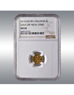 Gold Off Metal Strike 2 Lariat @ NGC MS66