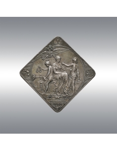 Franz Joseph I @ Klippe Medal 1888 2