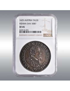 Ferdinand II, Taler 1625 @ NGC XF45 TOP POP