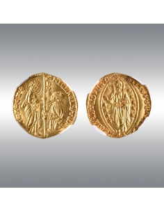 Michael Steno, Ducat @ 1400-1413 - NGC MS 65 2