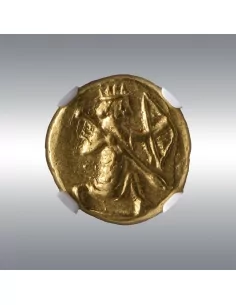 Darius I or Xerxes I, Daric @ NGC Ch XF 5/5 4/5 2