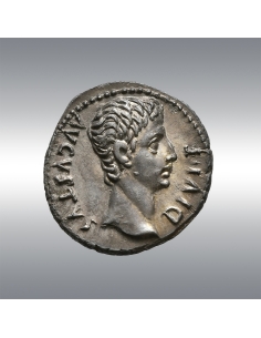 Augustus, Denarius 15-13 BC @ Extremely fine 2