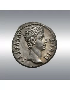 Augustus, Denarius 15-13 BC @ Extremely fine 2