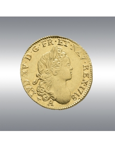 Louis XV, Louis d'or @ à la croix "Chevalier" 1718A 2