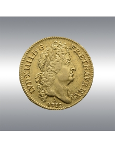 Louis XIV, Double Louis d'or @ au soleil 1712A 2
