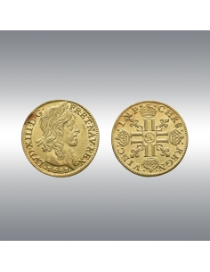 Louis XIII, Louis d'or @ à la mèche longue 1641A