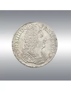 Louis XIV, Ecu aux @ 3 couronnes 1711C 2