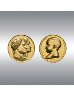 Napoleon, Medal for the birth of @ the King of Rome, by...