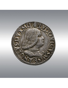 Milan, Ludovico Sforza @ Testone undated (1494-1499) 2