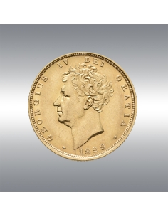 George IV, Sovereign 1829 @ Extremely fine 2