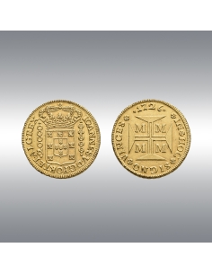 Brazil, Joao V, 20 000 Reis @ 1726 - Extremely fine