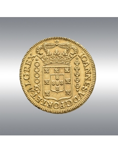 Brazil, Joao V, 20 000 Reis @ 1726 - Extremely fine 2