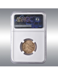 20 Francs Vreneli 1909B @ NGC MS66 2