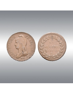 Consulate, Décime @ An 9 (1800-1801) by Dupré