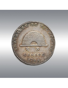 1/2 Décime (5 Centimes) 1794 @ Of the highest rarity 2