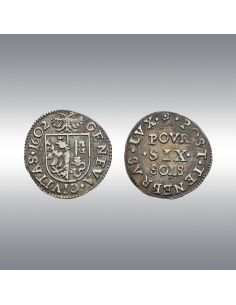 6 Sols 1602 @ Nice patina