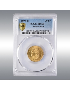 20 Francs Helvetia 1895 @ PCGS MS63+