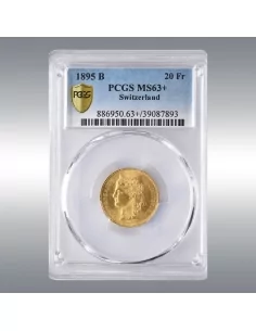 20 Francs Helvetia 1895 @ PCGS MS63+
